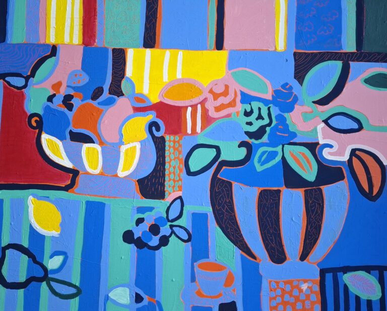 Joie de vivre 2, acrylique sur toile 80X100, 1600 €