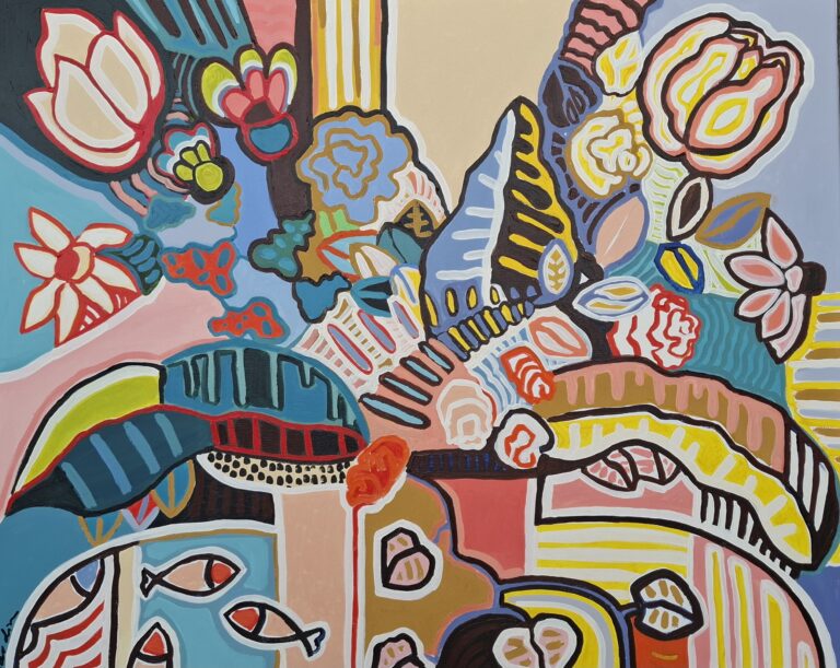 Joie de vivre, 80 X 100, VENDU
