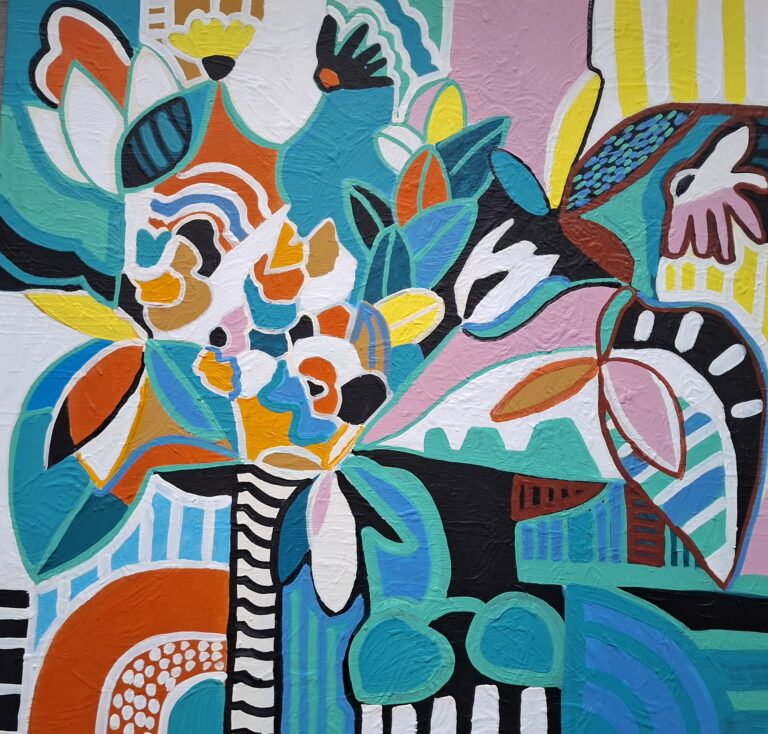 Jour de fête, 80X80, 900 €